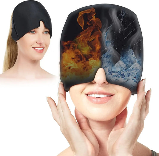 Cool Comfort Migraine Relief Cap: Gel-Infused Ice Hat for Instant Pain Relief